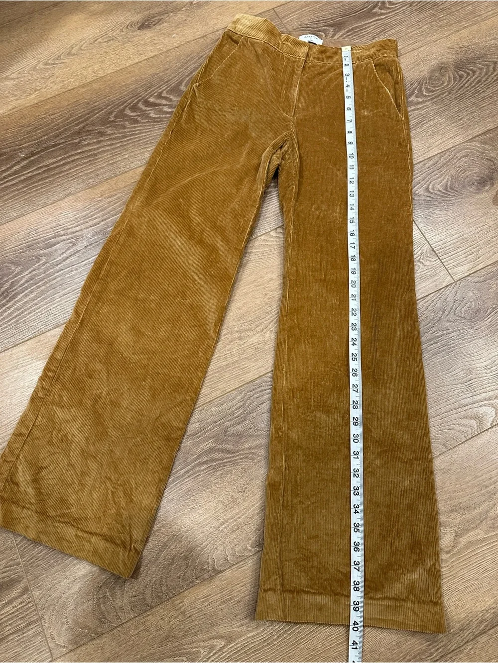 Babaton Corduroy Wide-Leg Pants in Camel size 2 - Picture 6 of 12